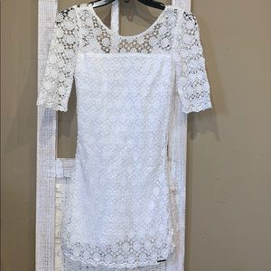 Lace mini dress